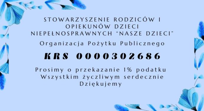 Przekazanie procentu na nasze Stowarzyszenie